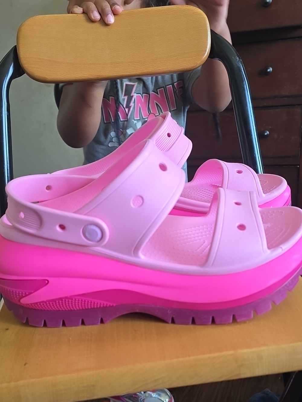 Crocs Mega Crush Matte Pink Tweed M8/W10